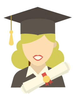 icono-alumna-recibiendo-diploma
